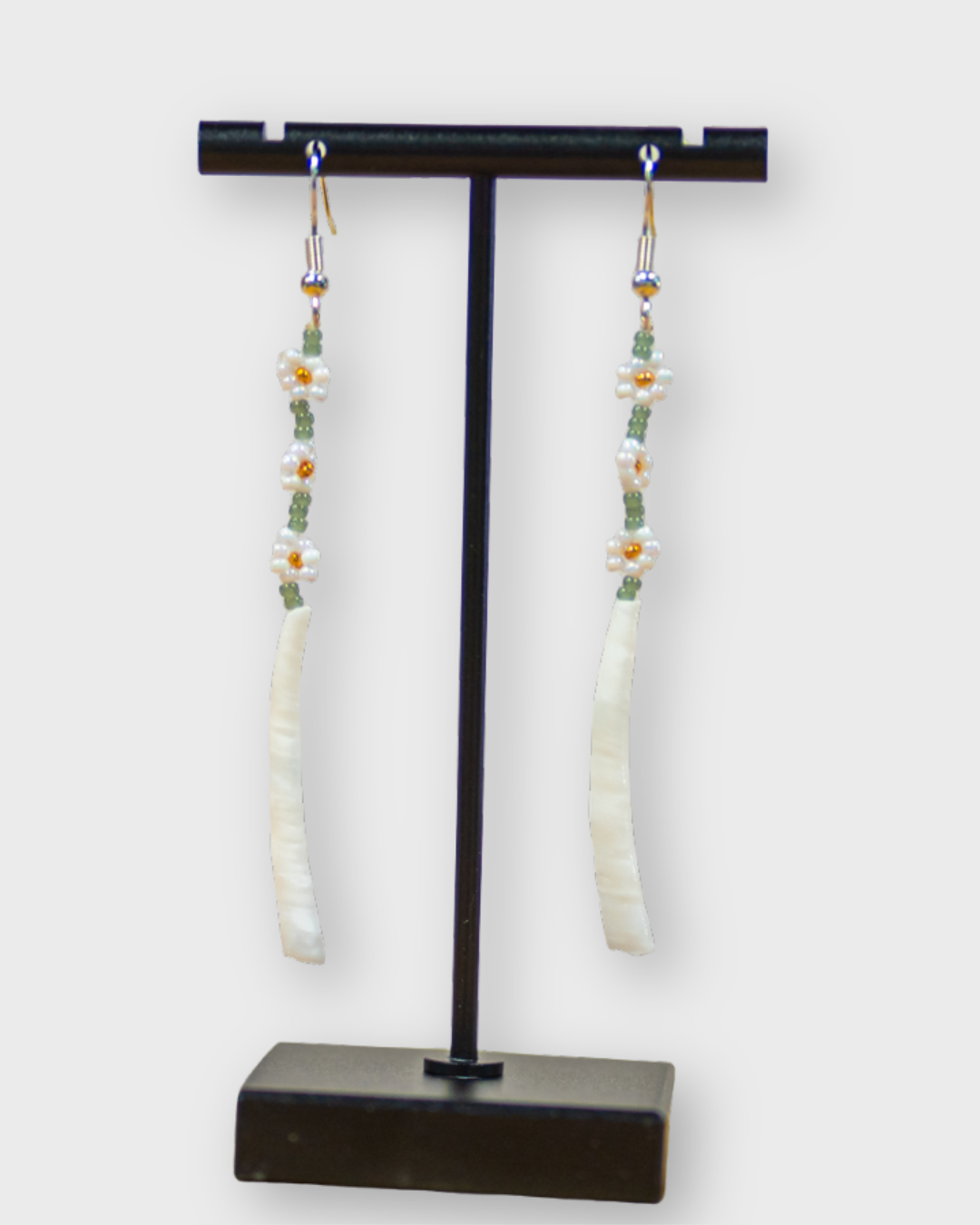 KJ - Yellow Floral Dangles