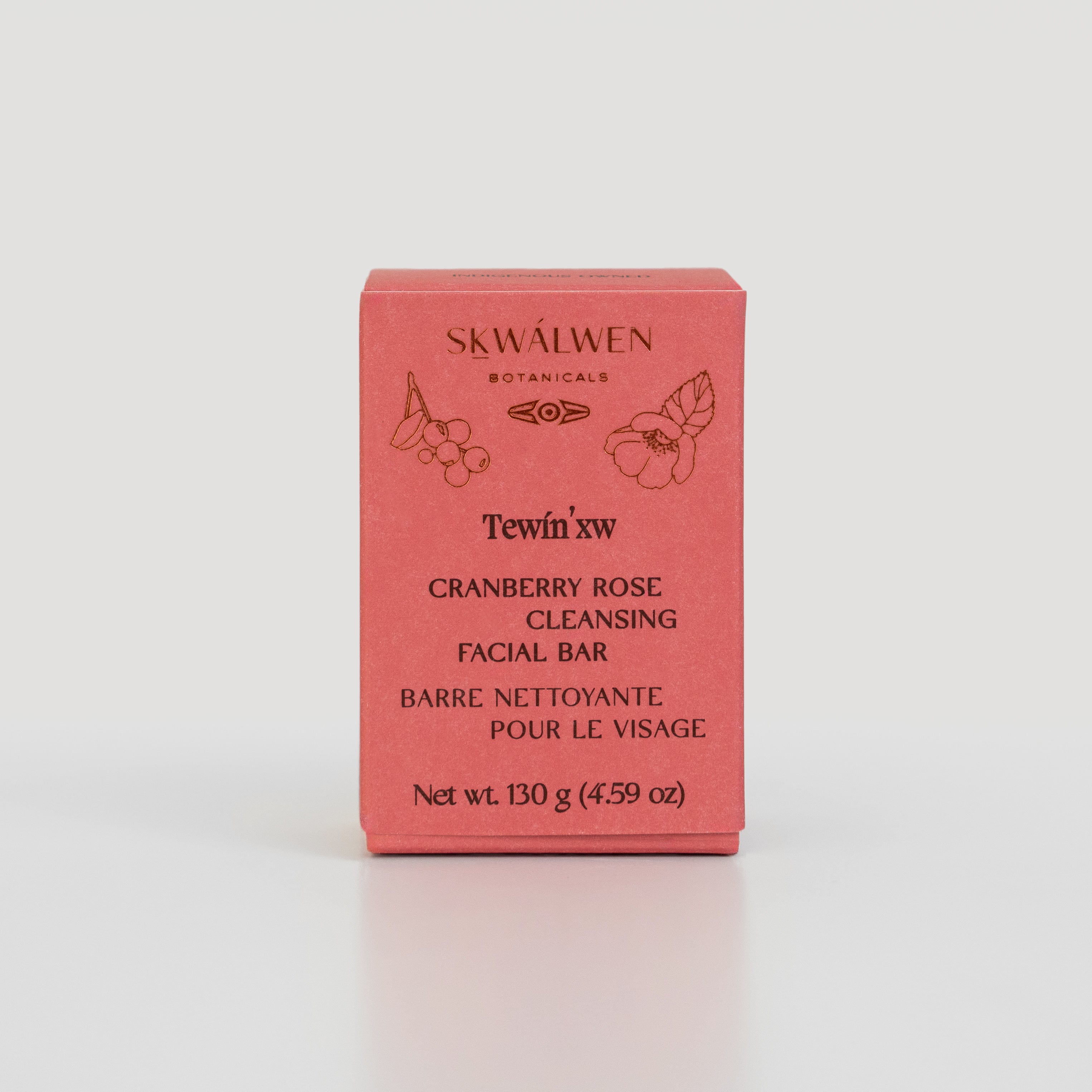 Tewin’xw Cranberry Rose Cleansing Facial Bar