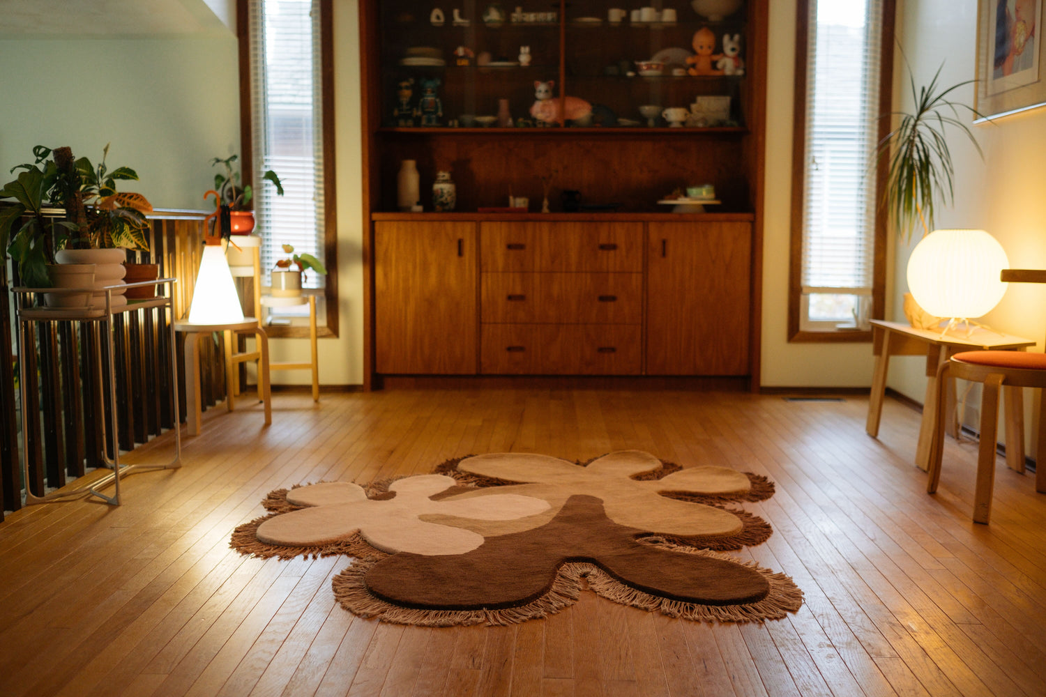 Rashelle 3Some Flubber Rug - Browns