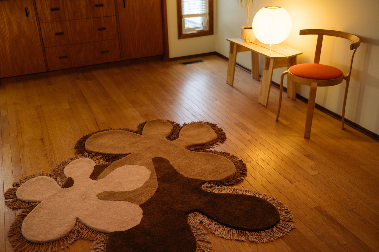 Rashelle 3Some Flubber Rug - Browns