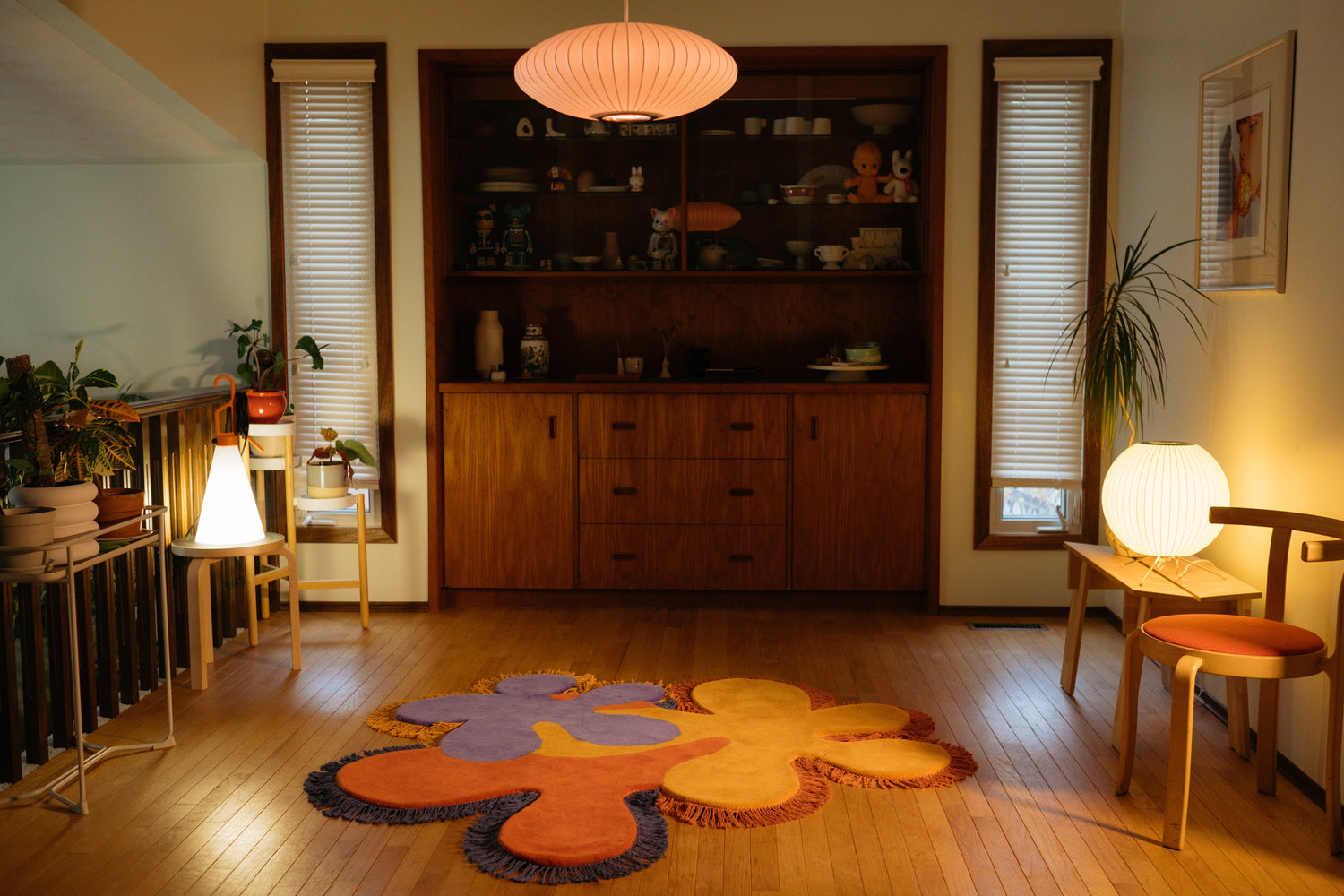 Rashelle 3Some Flubber Rug - Orange/Pink/Yellow