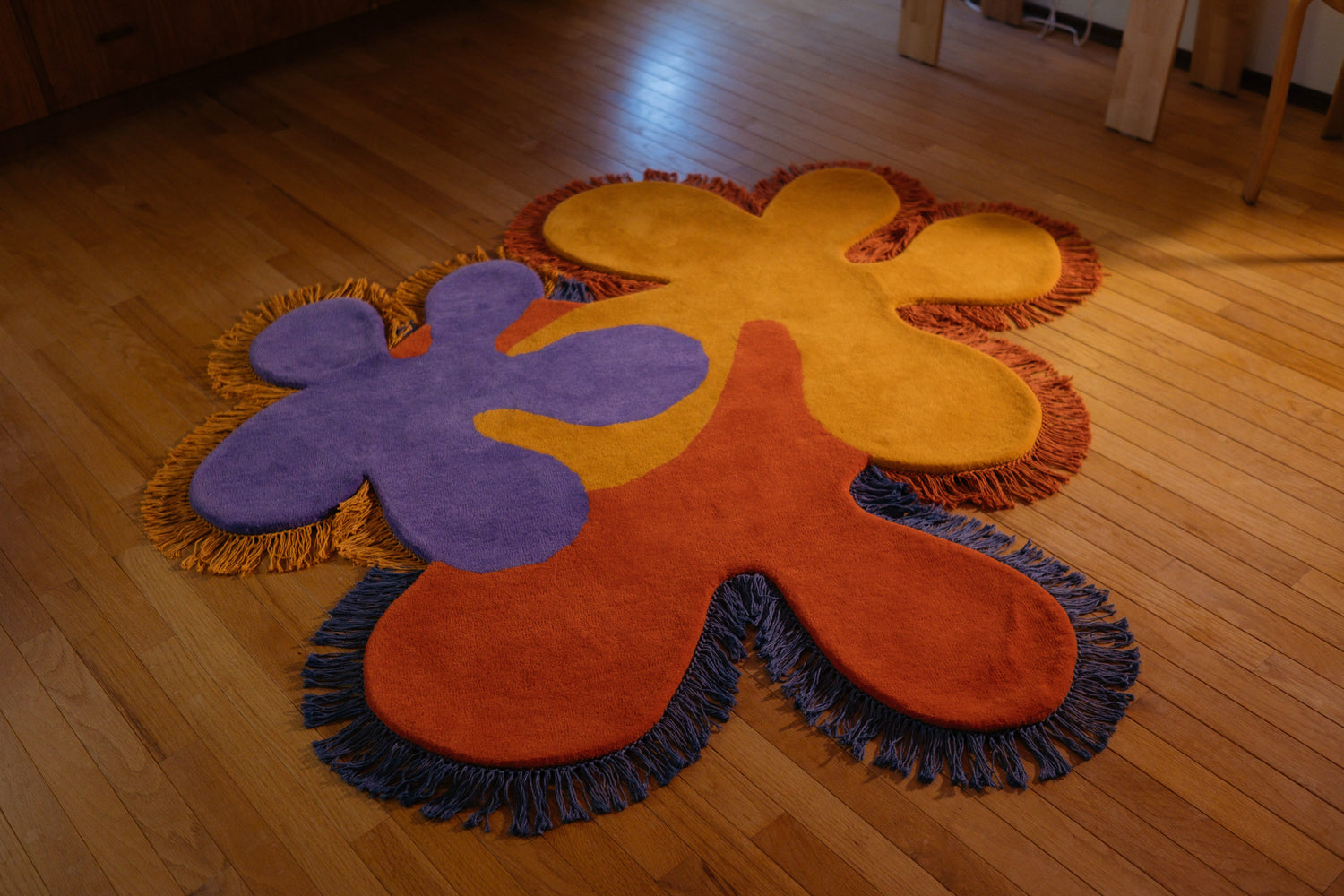 Rashelle 3Some Flubber Rug - Orange/Pink/Yellow