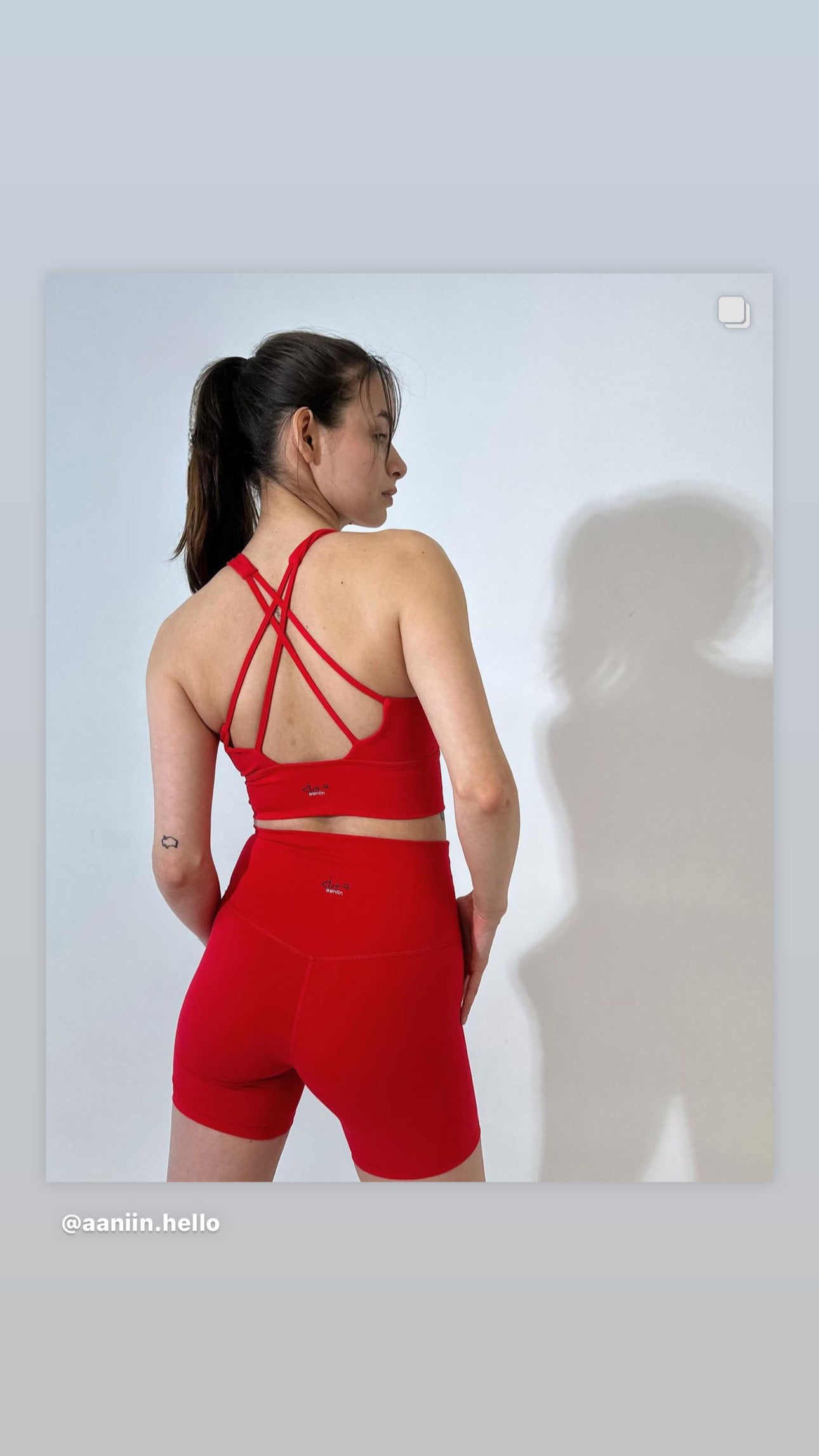 ᐋᓃᓐ aaniin biker shorts