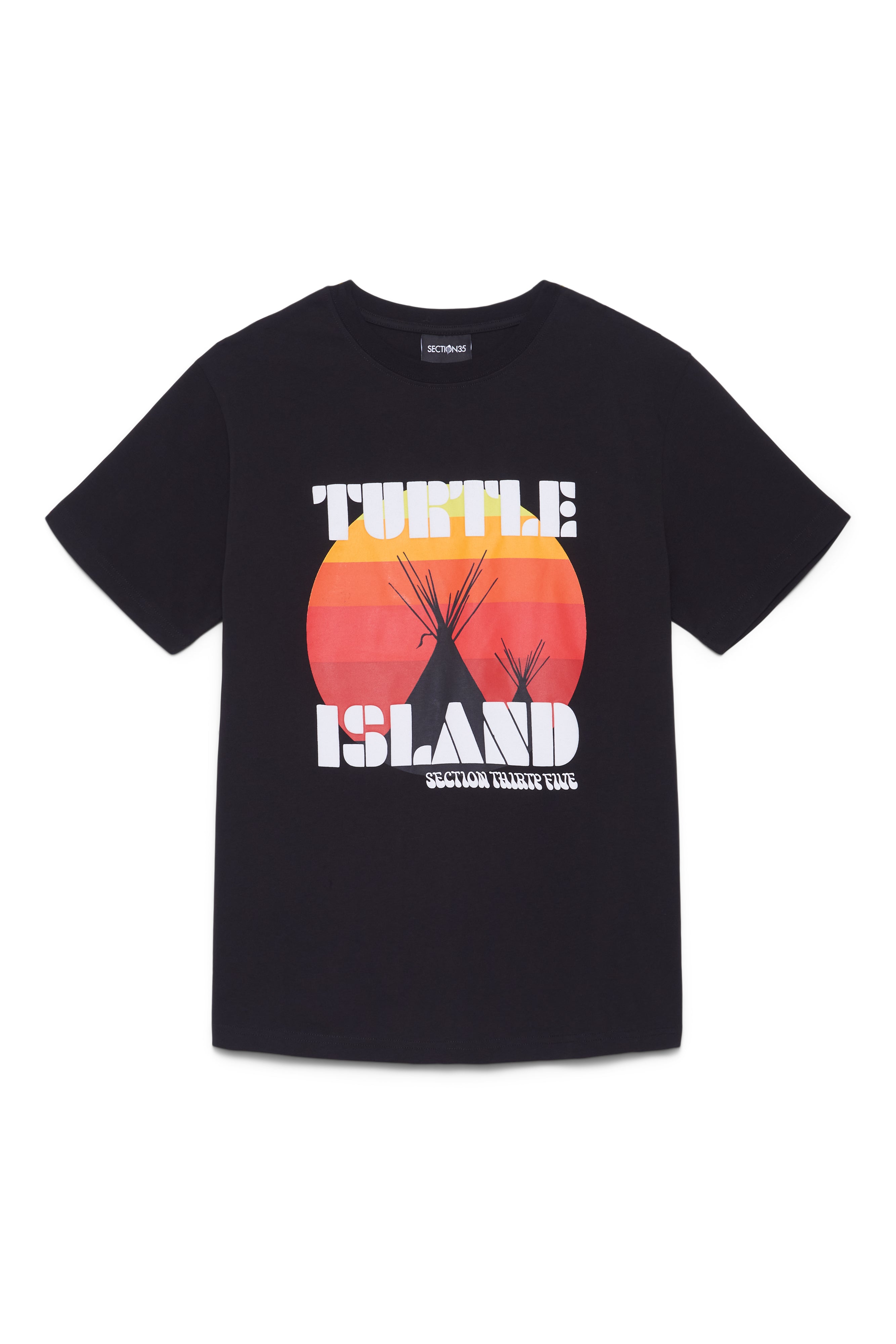 Turtle Island Re-Issue Tee - Black