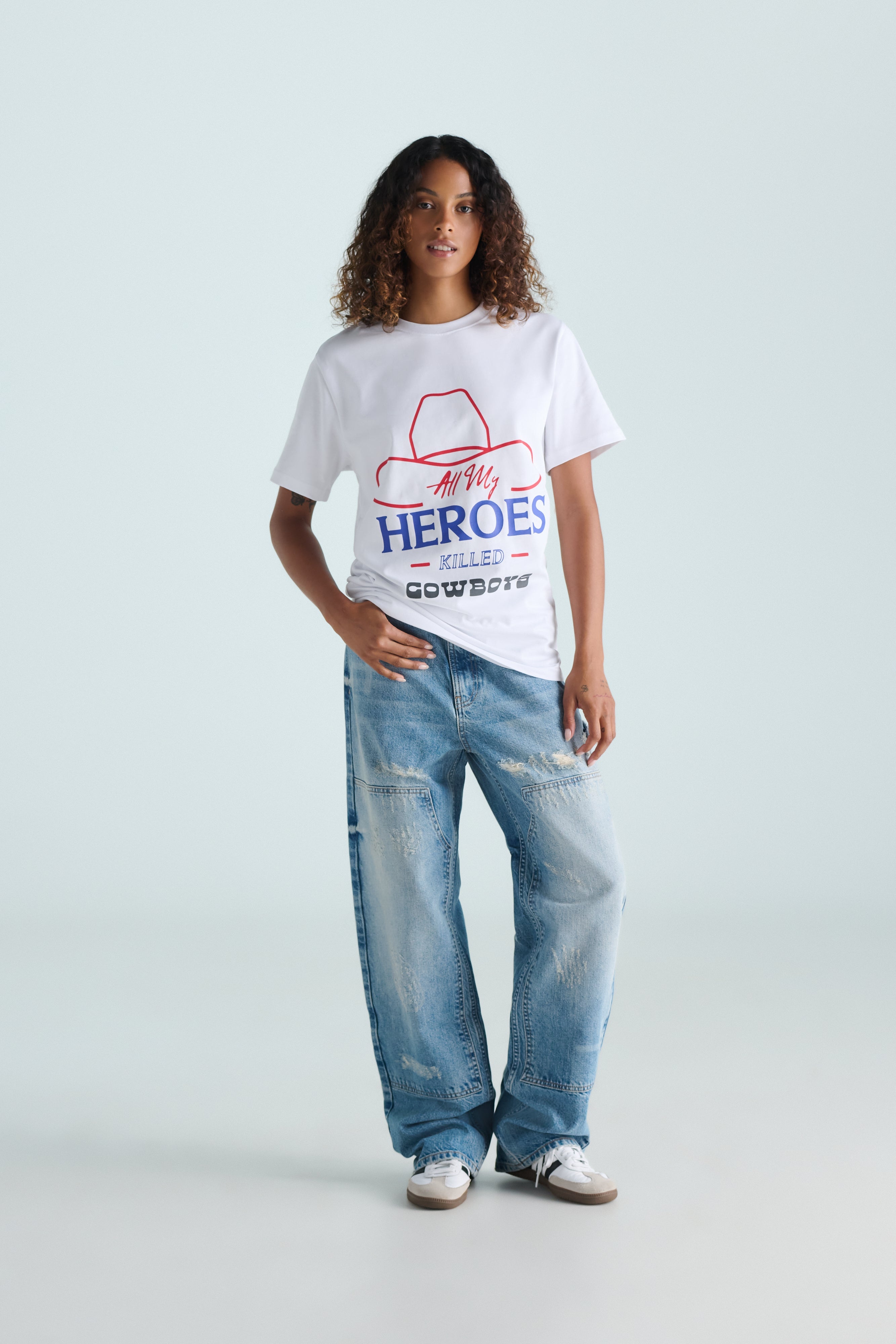All My Heroes Tee - White
