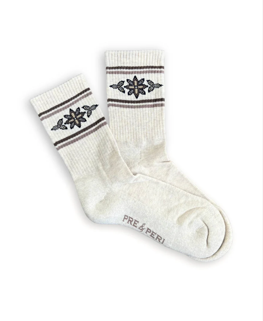 Athletic Flower Socks