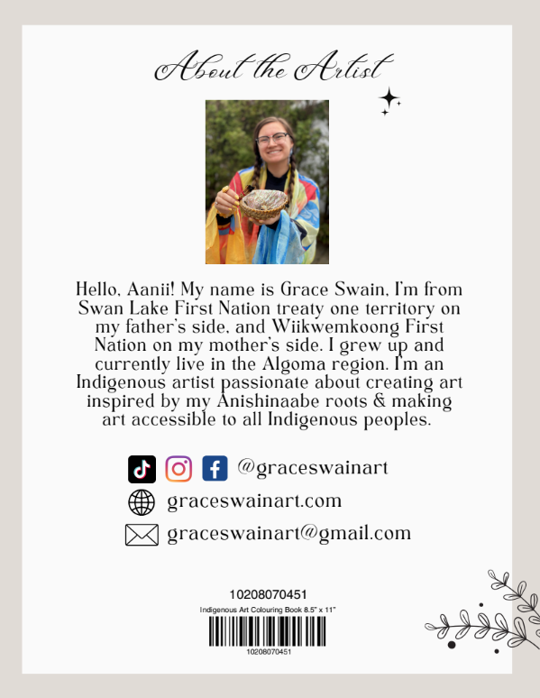 Grace Swain Colouring Book