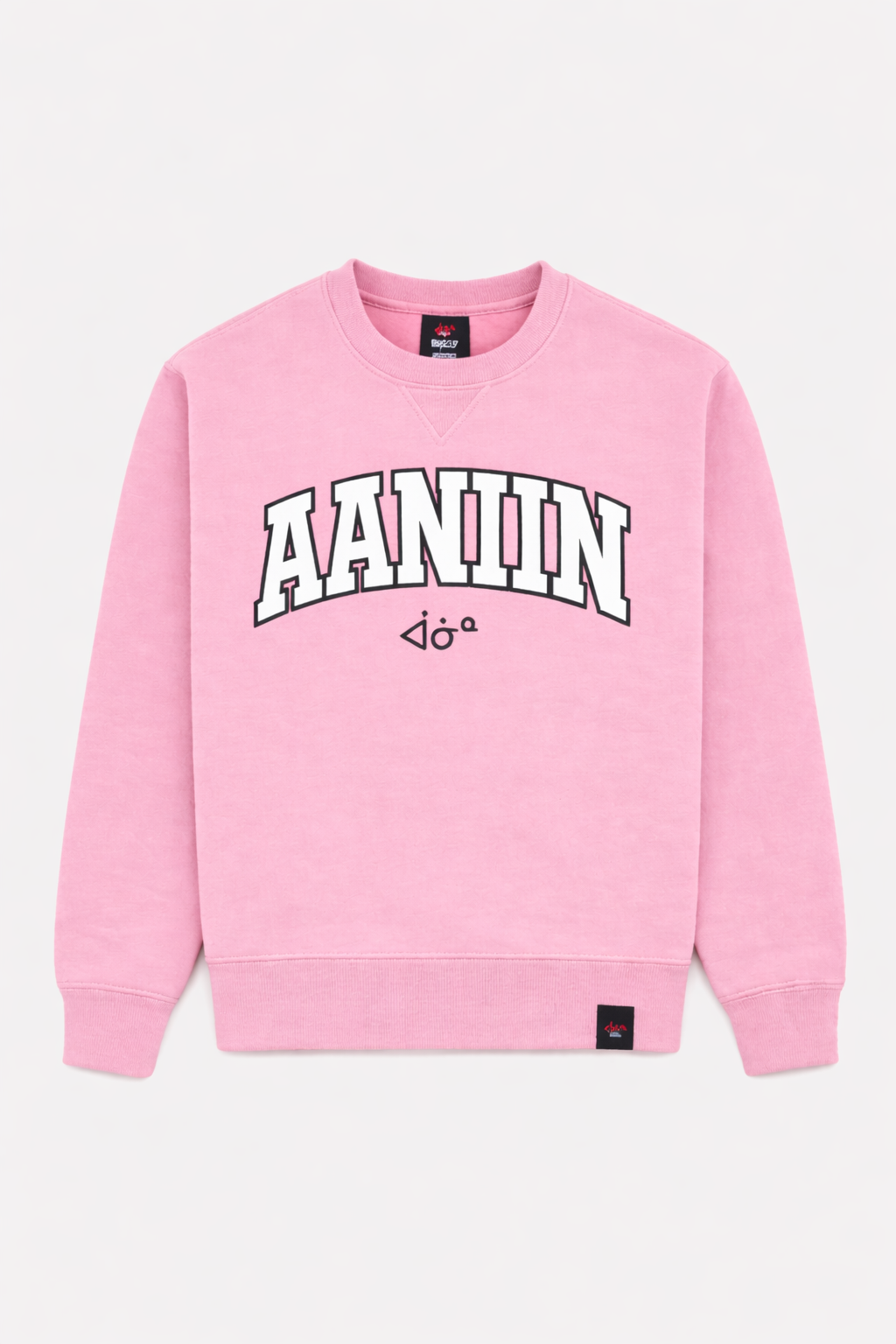 Start the conversation with aaniin this Pink Shirt day, to stand in solidarity with anti-bullying in this Pink sweatshirt with &