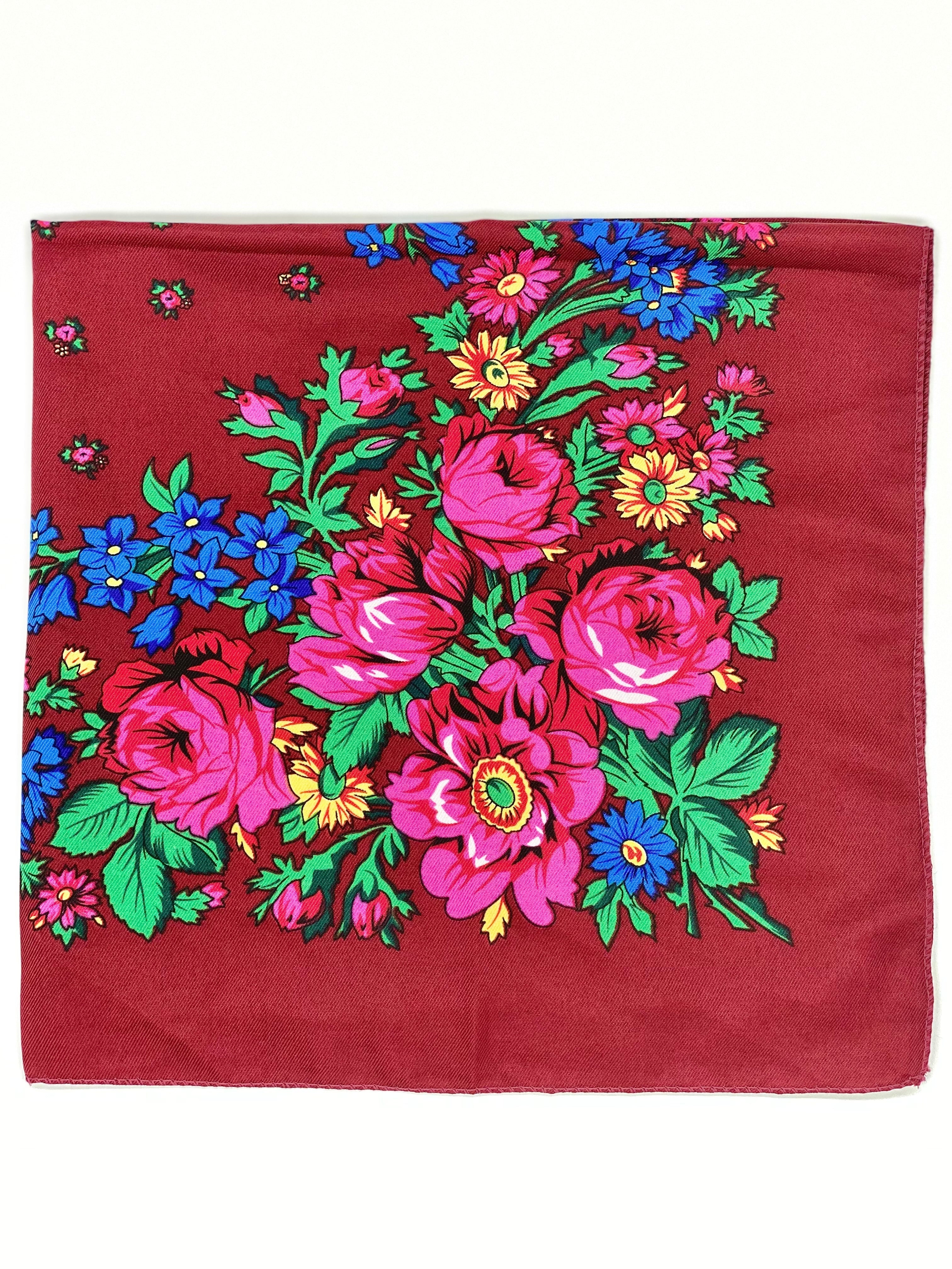 Burgundy Kokom Scarf