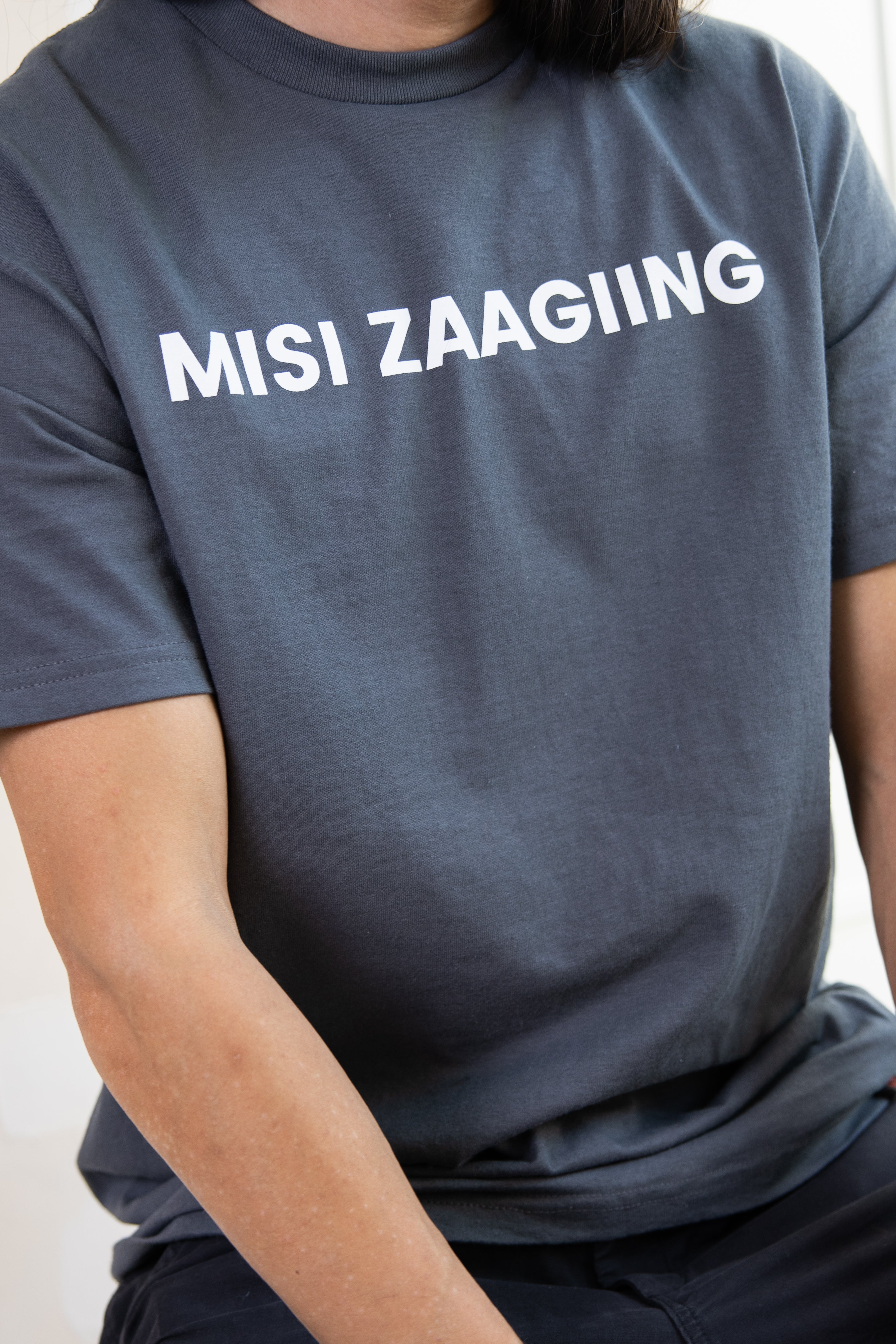 misi zaagiing - more than land: t-shirt