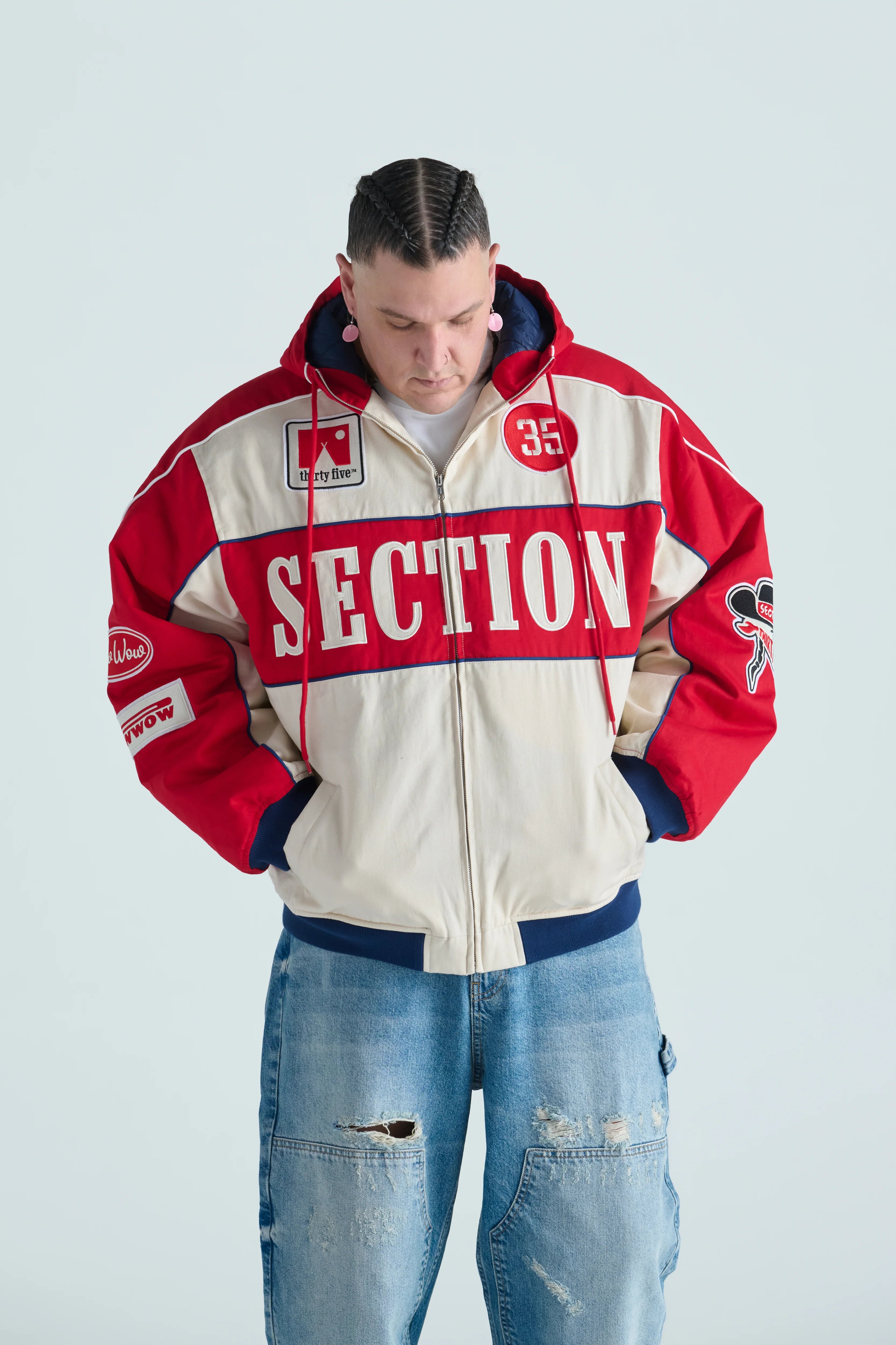 SECTION 35 GRAND EXIT JACKET RED