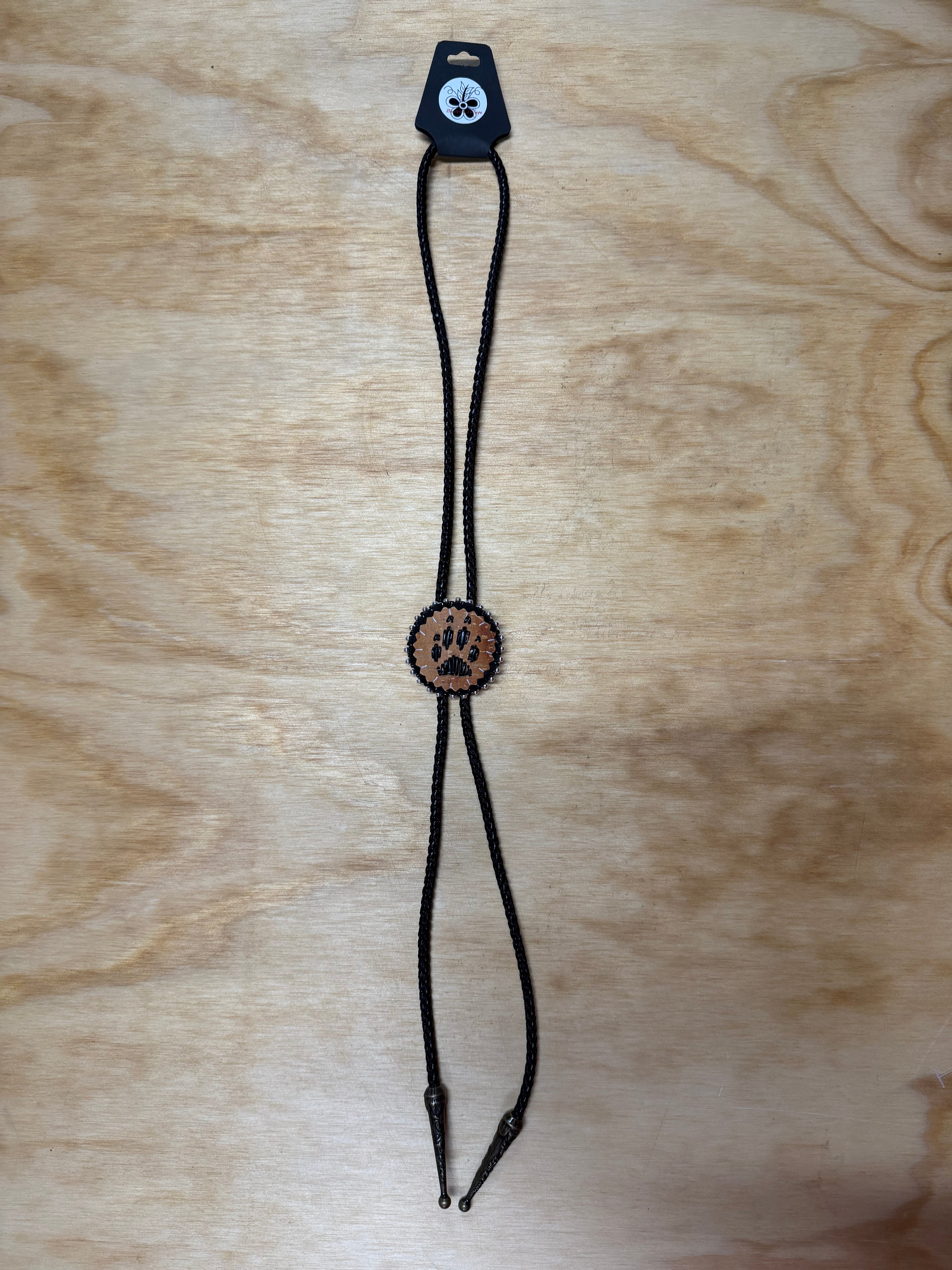wolf paw bolo tie