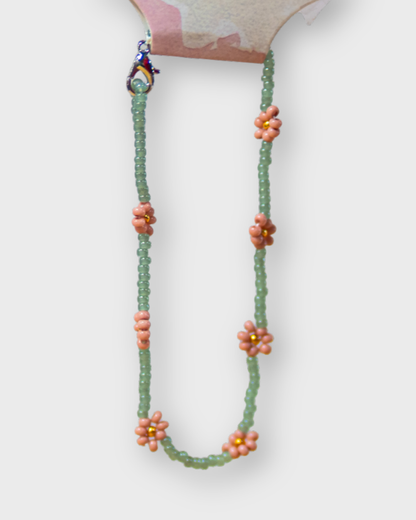 KJ - Beaded Floral Bracelet