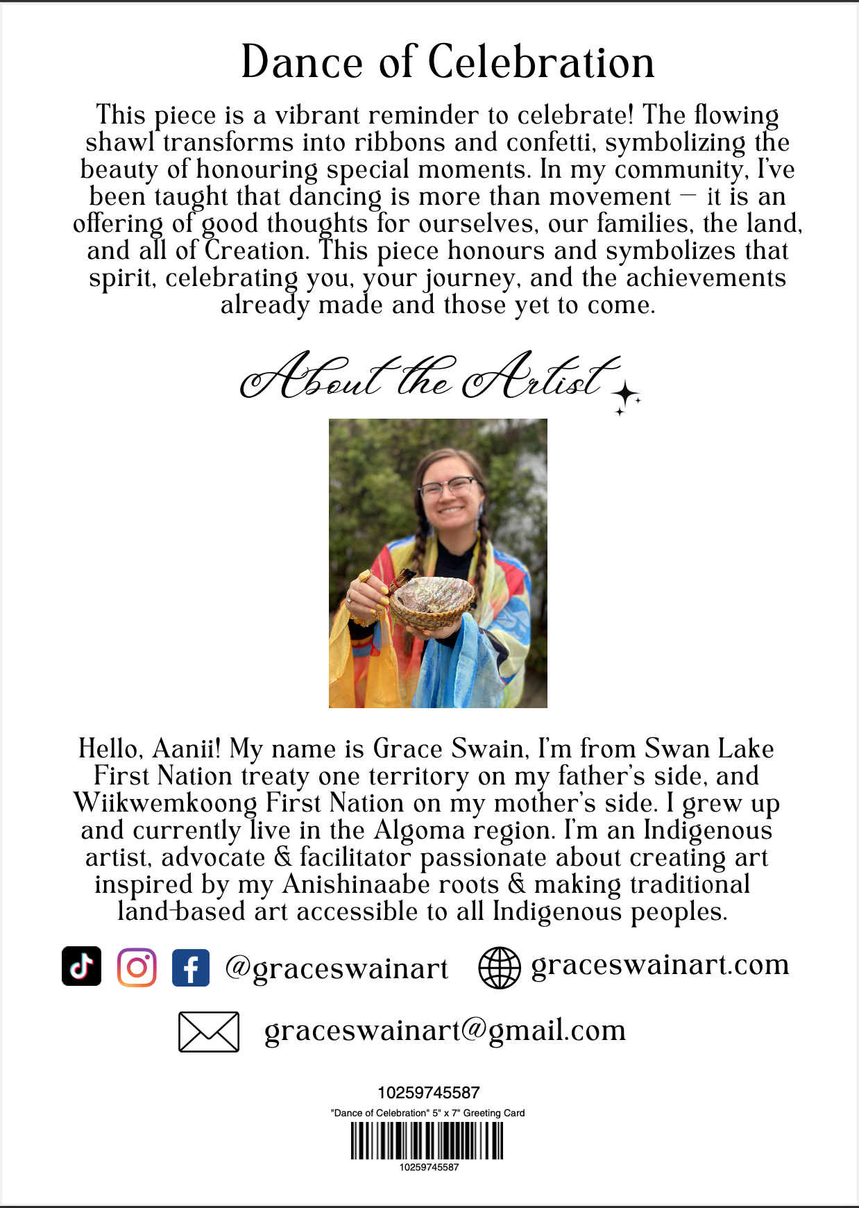 Greeting Cards - Grace Swain