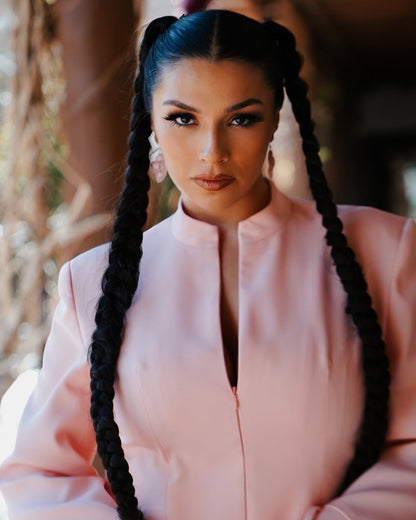 Zip Front Blazer Dress (Pre-Sale)