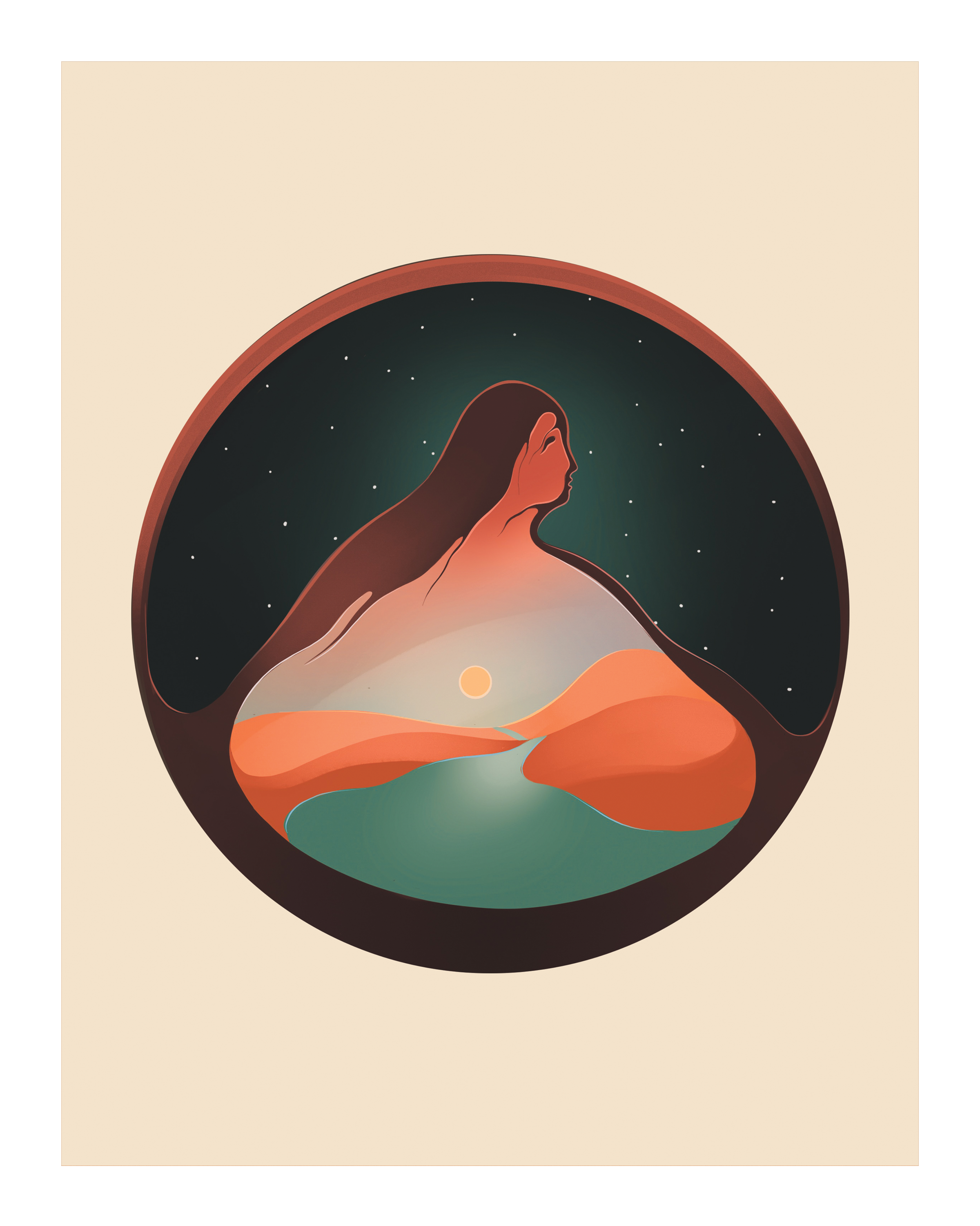 &quot;Aki-Earth&quot; Open Edition Print