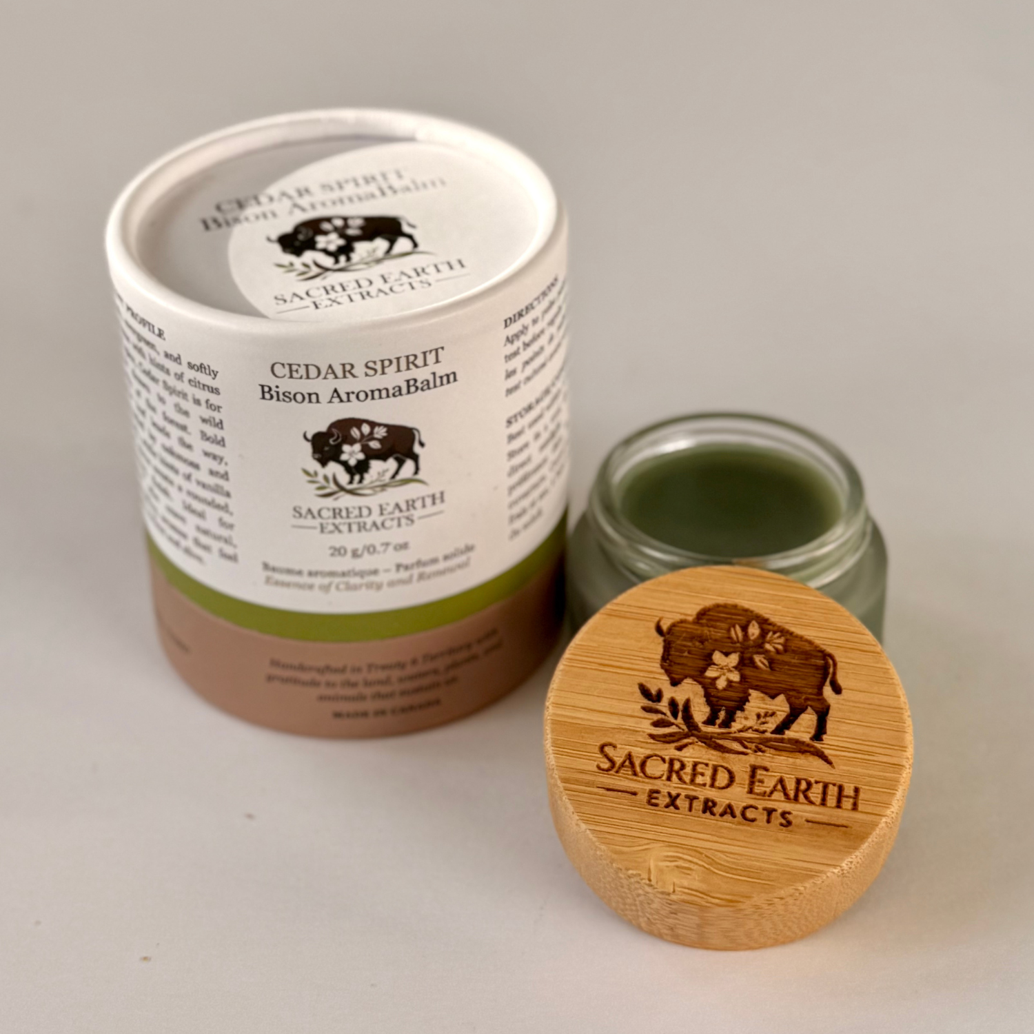 Cedar Spirit Bison AromaBalm