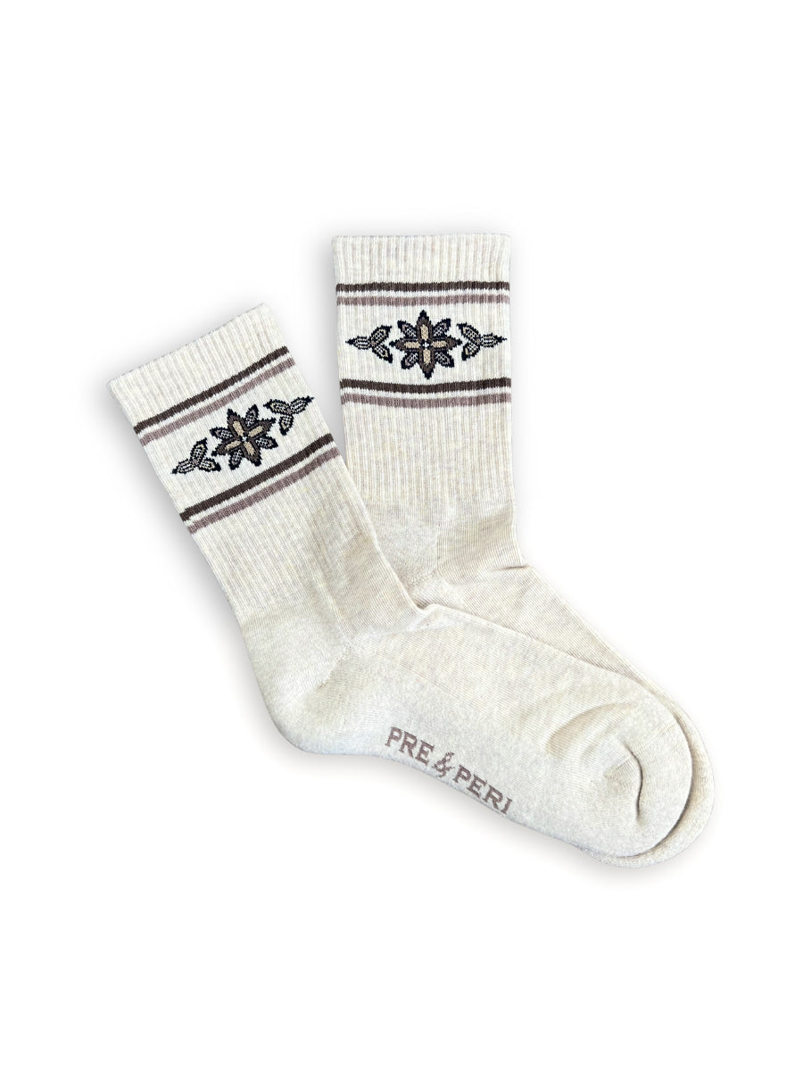 Athletic Flower Socks