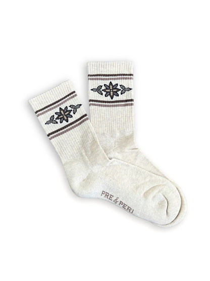 Athletic Flower Socks