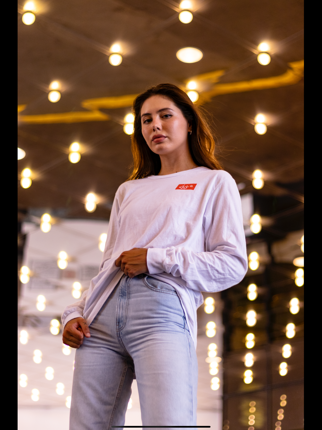 aaniin Box Logo long sleeve T-Shirt