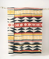 Mini Tipi patterned blanket with geometric design on a white background.