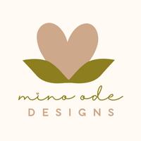 Mino Ode Designs logo in a square format