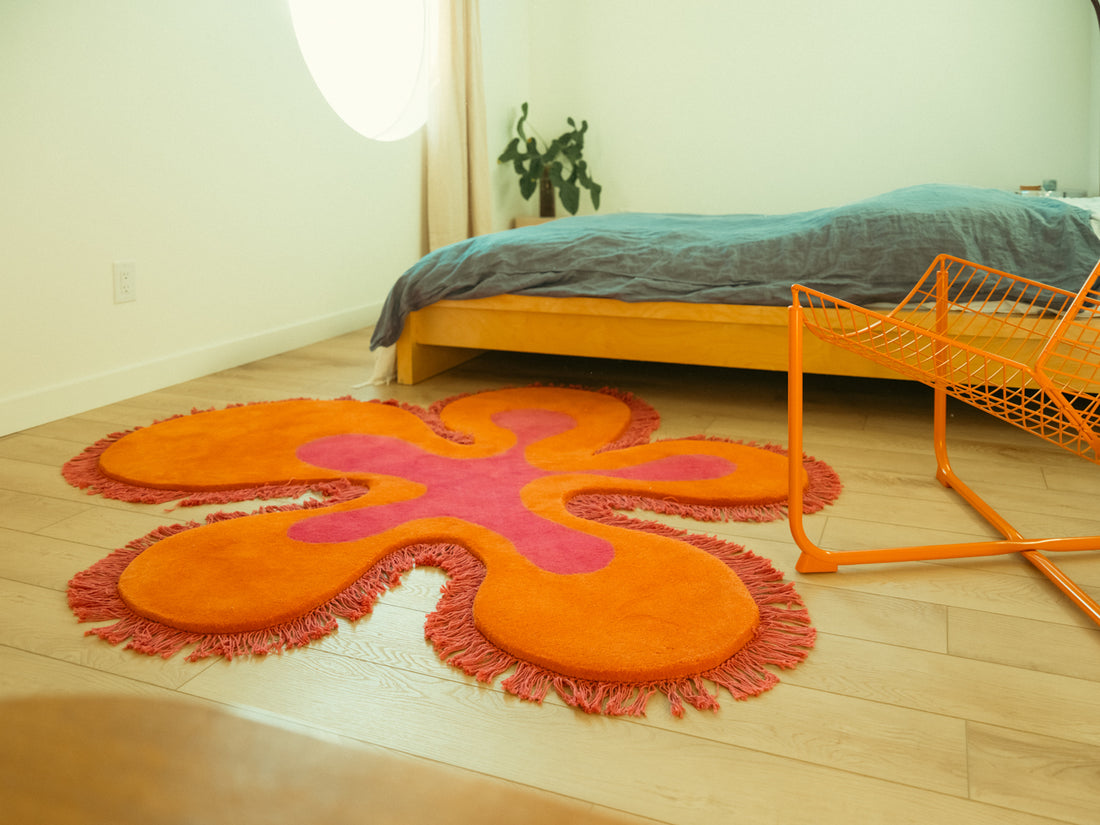 Rashelle Groovy Flub - Orange/Pink