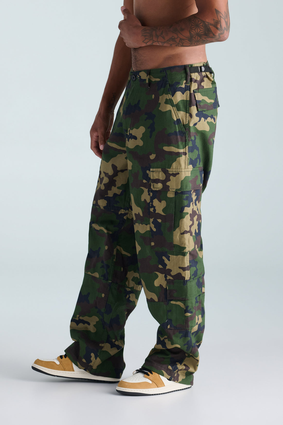 Medicine Cargo Pant - Woodland Camo