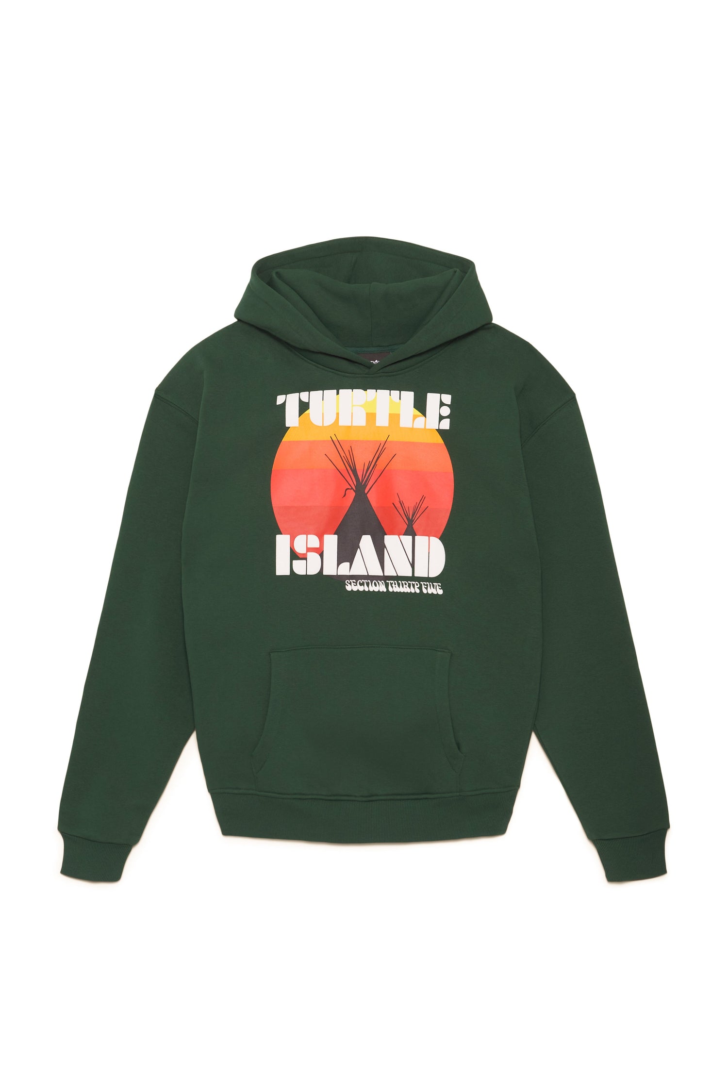 Turtle Island Re-Issue Hoodie - Green