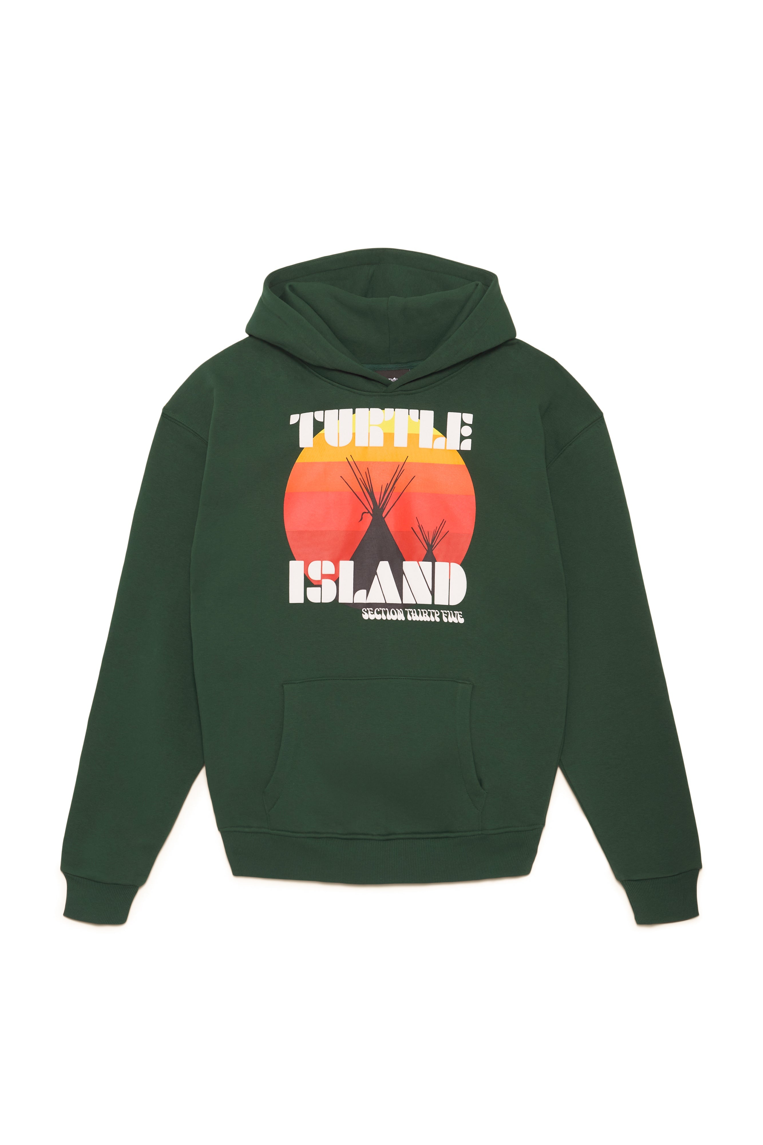 Turtle Island Re-Issue Hoodie - Green