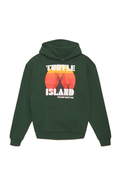 Turtle Island Re-Issue Hoodie - Green