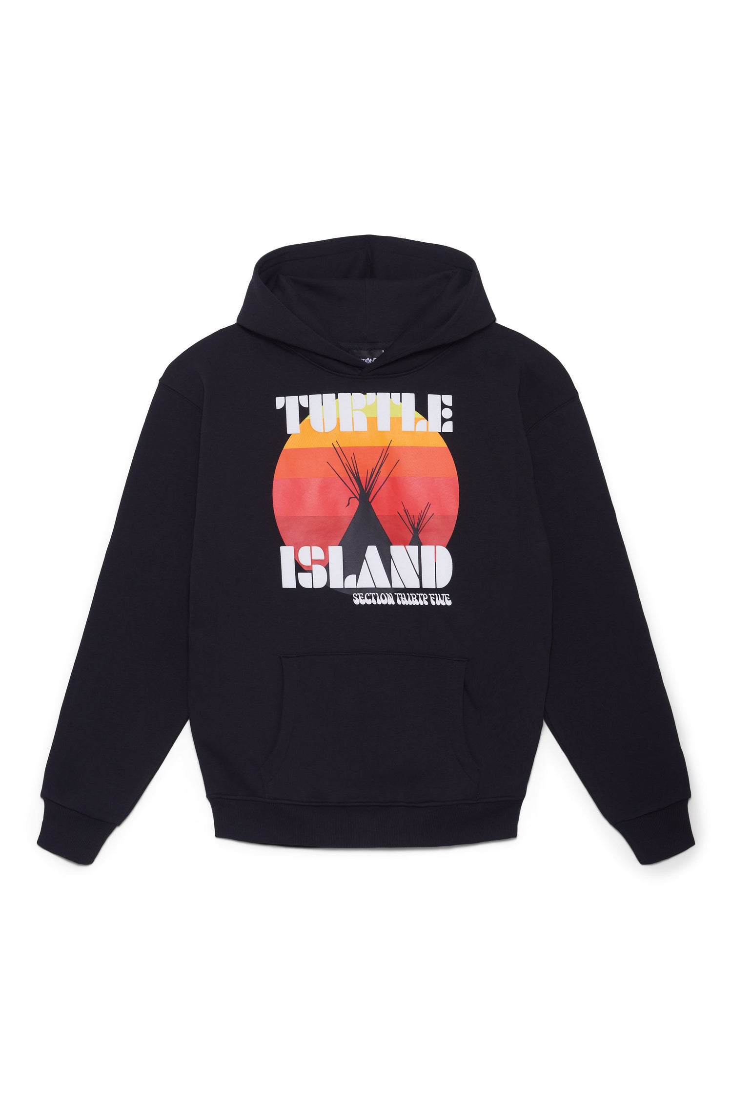 Turtle Island Re-Issue Hoodie - Black