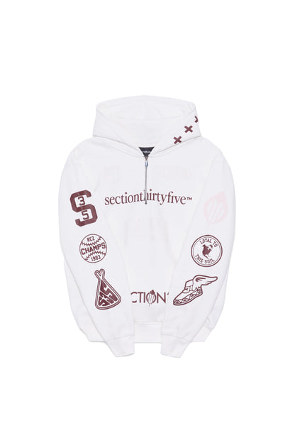 Por Vida Half Zip - Cream