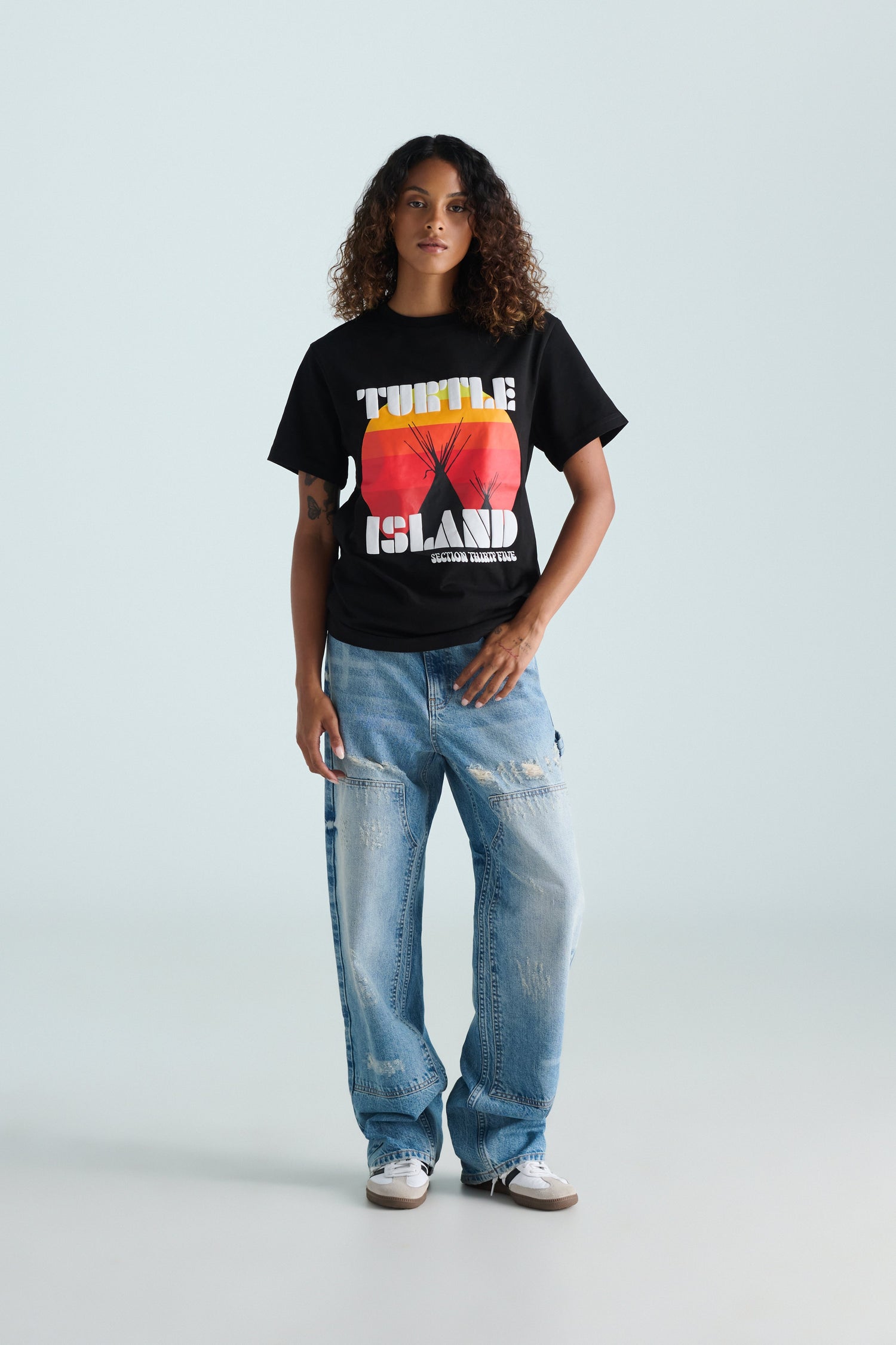 Turtle Island Re-Issue Tee - Black