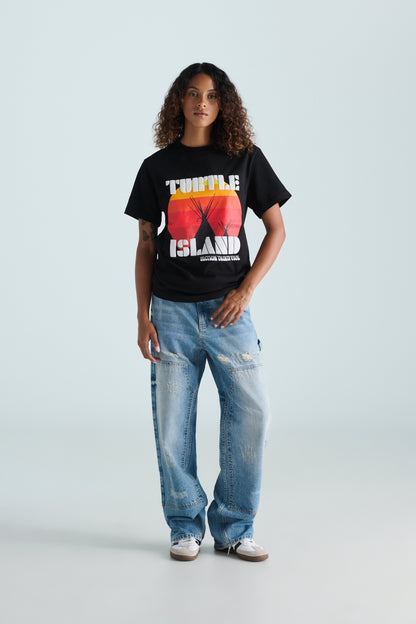 Turtle Island Re-Issue Tee - Black