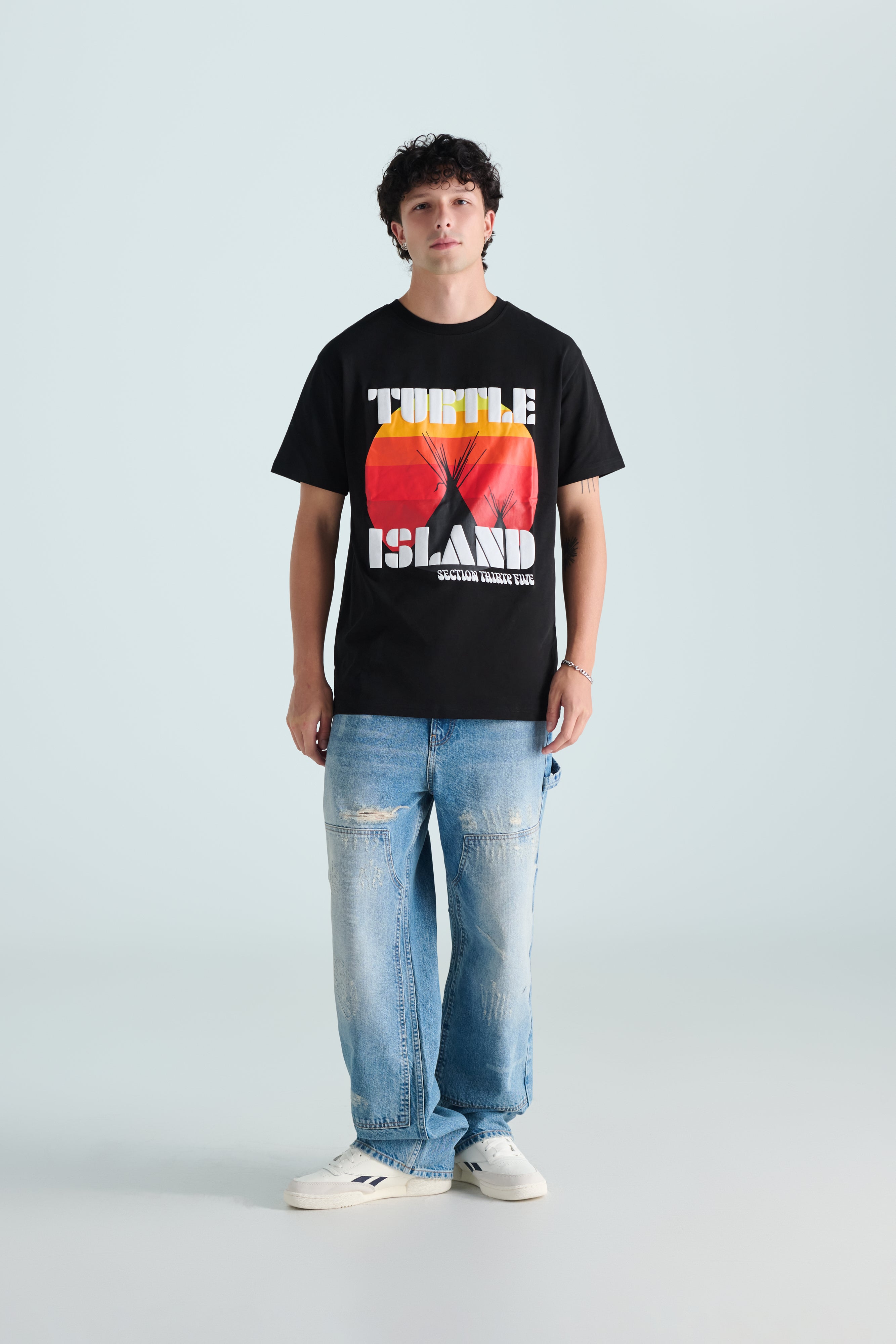 Turtle Island Re-Issue Tee - Black
