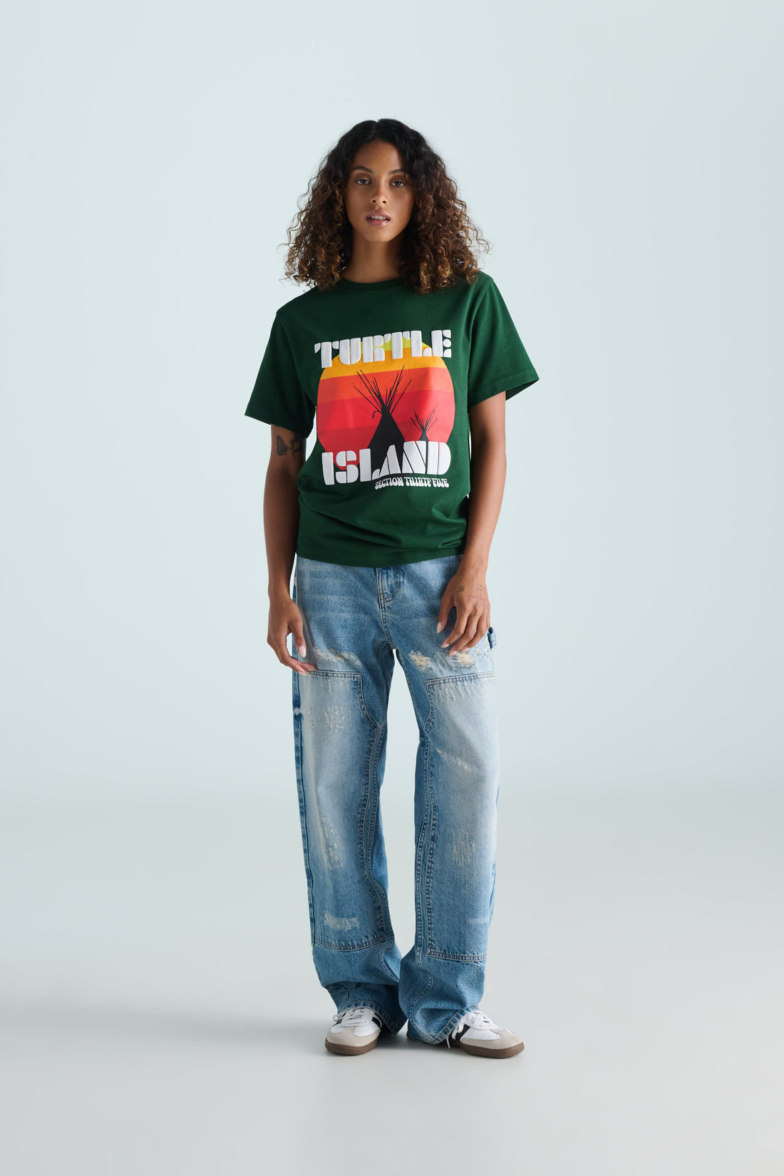 Turtle Island Re-Issue Tee - Green
