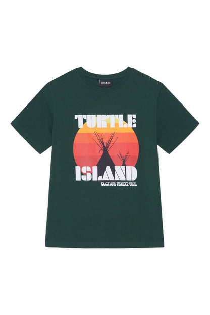 Turtle Island Re-Issue Tee - Green