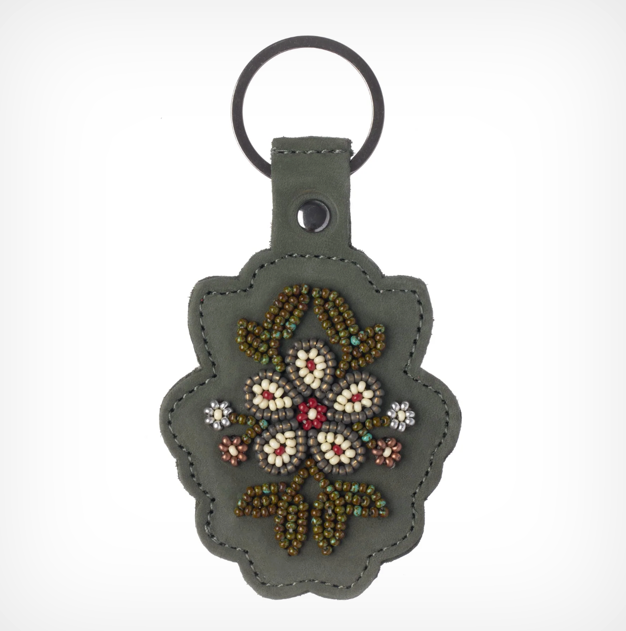 MM - Floret Beaded Keychain