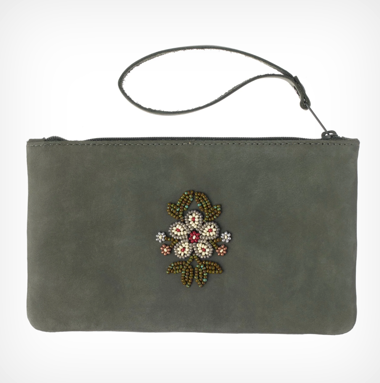 MM - Floret Beaded Wristet Bag