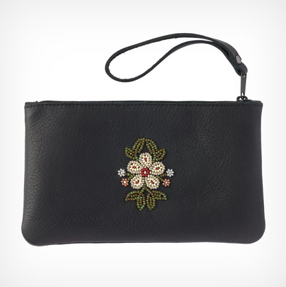 MM - Floret Beaded Wristet Bag