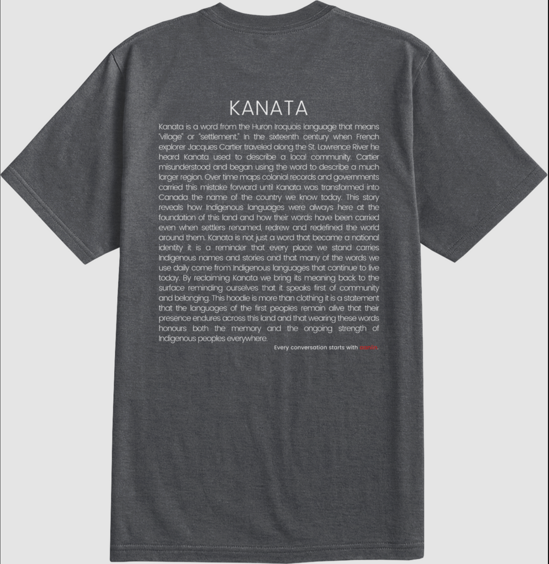 Kanata - more than land: t-shirt