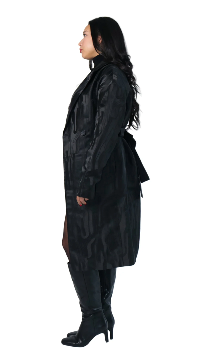 LH Brocade Trench Coat