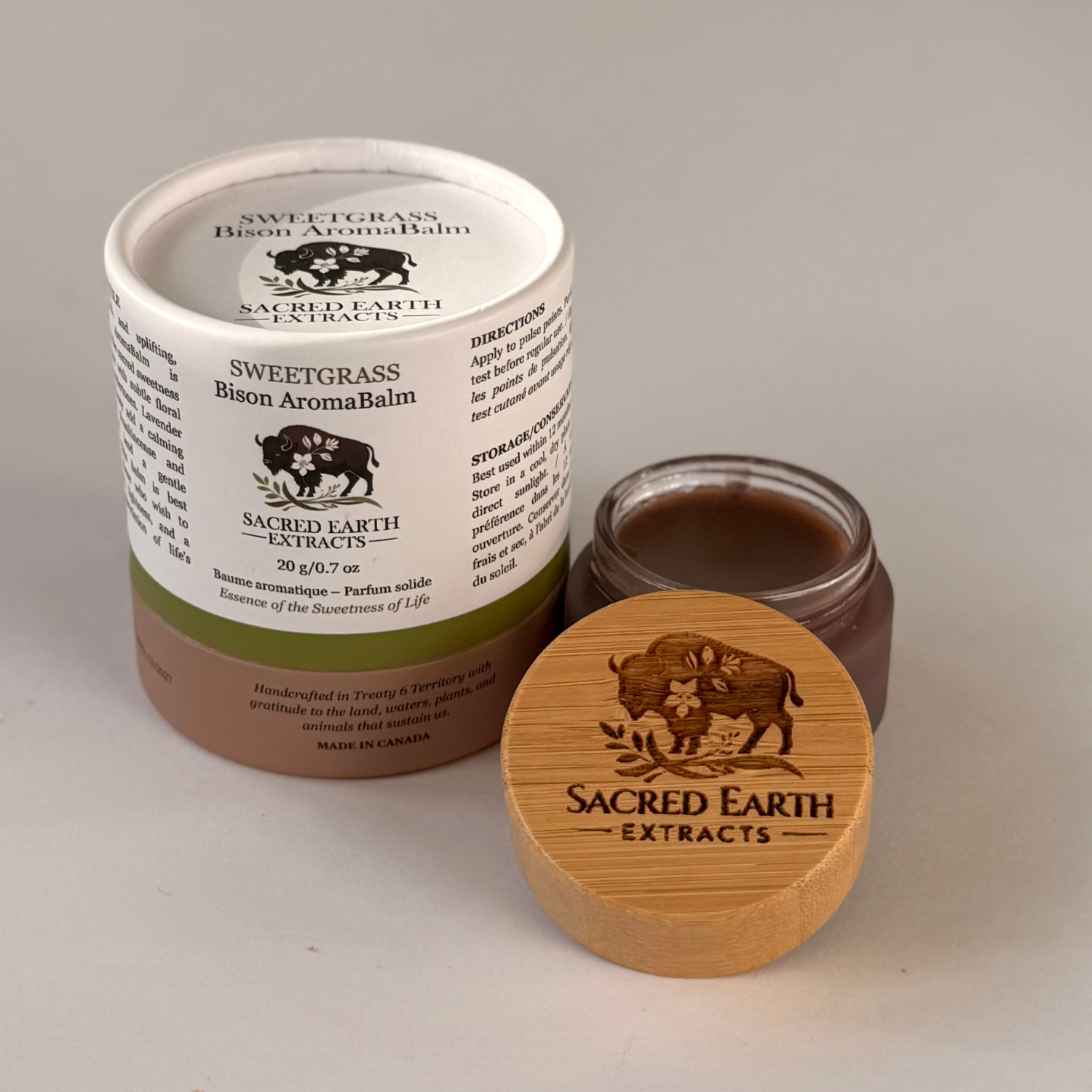 Sweetgrass Bison AromaBalm