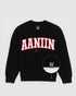 Every conversation starts with aaniin in this best selling Black sweatshirt with &