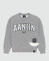 Every conversation starts with aaniin in this best selling Gray sweatshirt with &