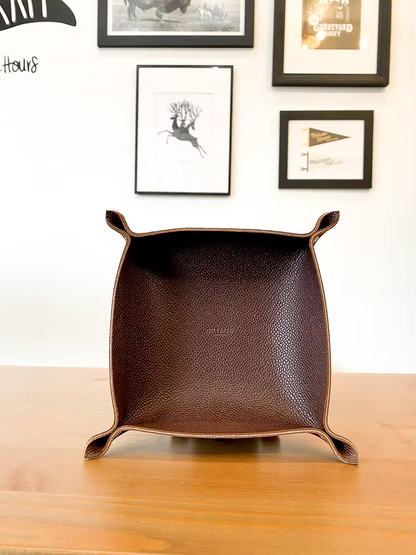 Horween Glace Brown Latigo Coin Caddy