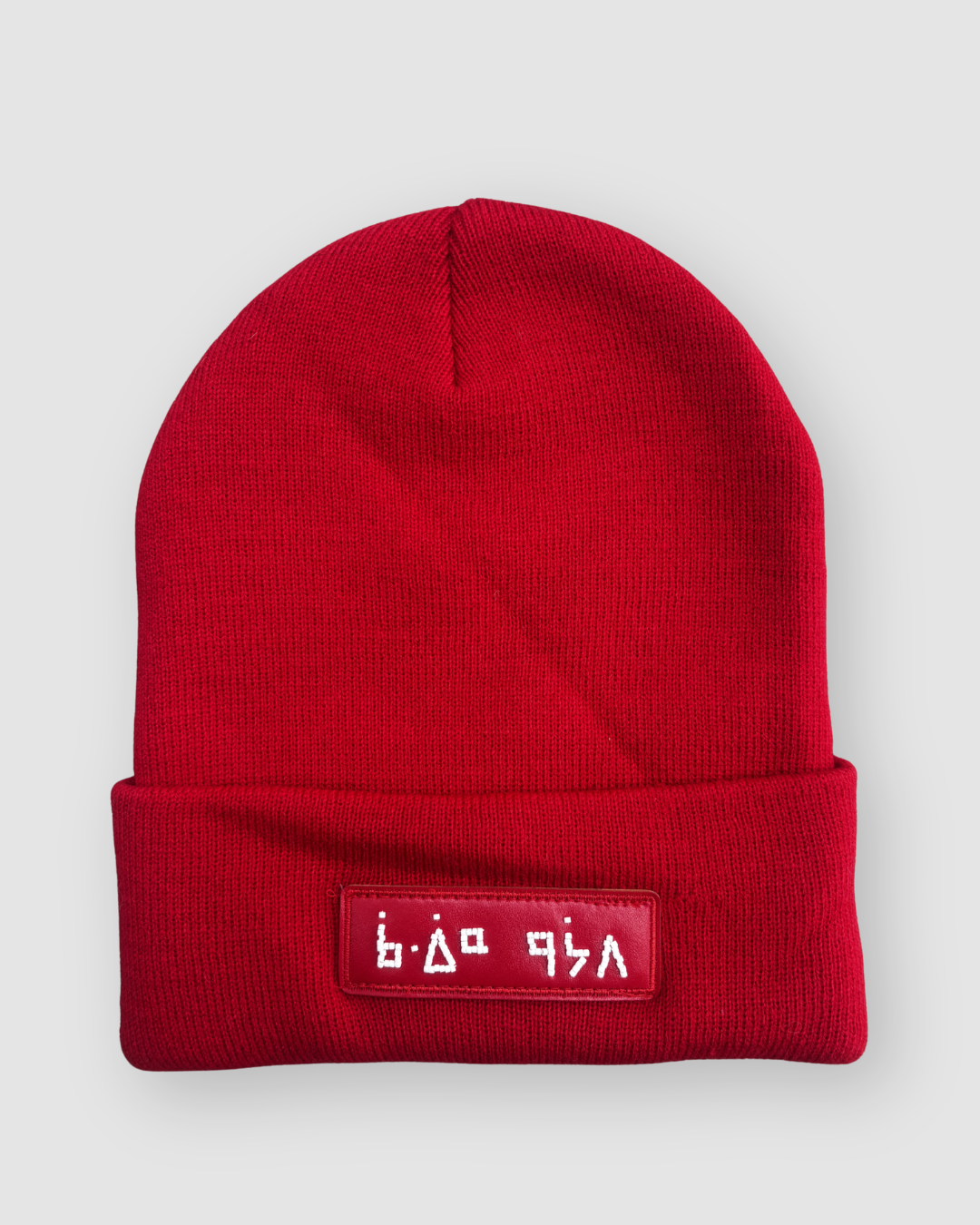 ᑳᐐᓐ ᑫᔮᐱ gaawiin geyaabi [no more] -  Misko Beanie