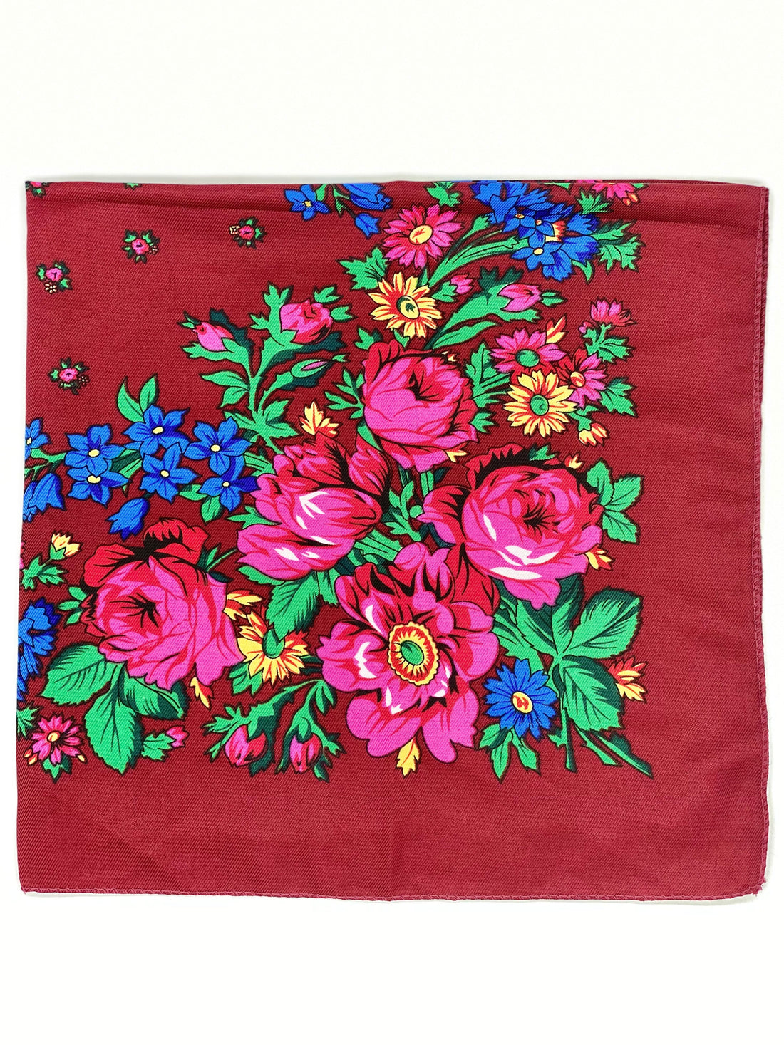 Burgundy Kokom Scarf