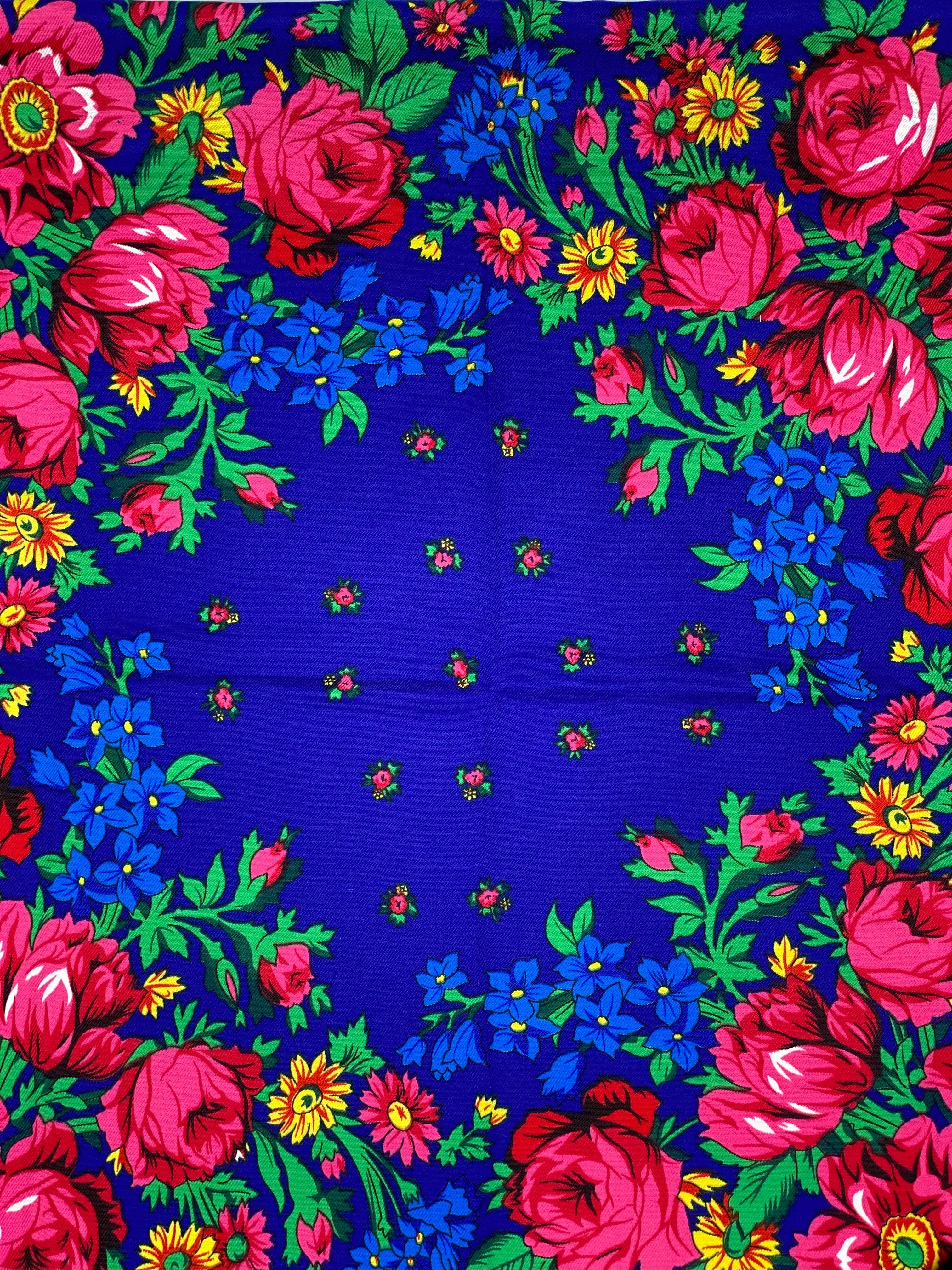 Royal Blue Kokom Scarf